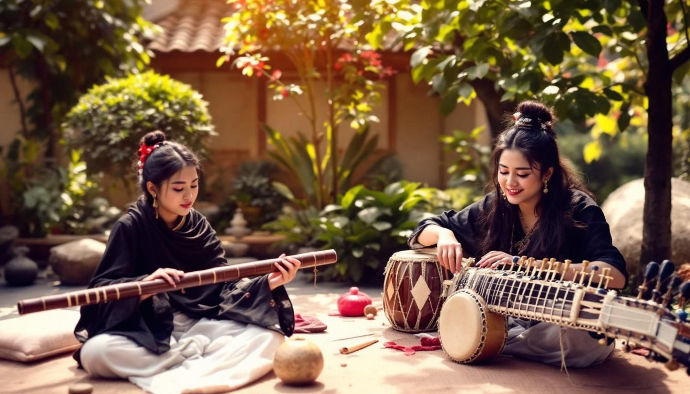 Comment les instruments traditionnels favorisent-ils la relaxation ?